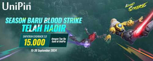 Season Baru Blood Strike telah Hadir! Raih Cashback s.d 15.000 UniPin Credits Setiap Hari
